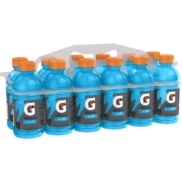 afecea38-6c2b-465a-9a6b-32d0b6a207b7.f9c753409130c547365267d17f84f271.jpeg Gatorade Thirst Quencher Electrolyte Sports Drink, Cool Blue, 12 fl oz, 12 Count Bottle