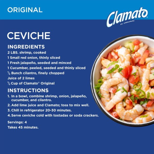 b9353f44-cd11-4c3d-8366-ae194fd1df82.556f5887d910db3a32d20d44d09afef8-1.jpeg Clamato Original Tomato Cocktail Mixer, 64 fl oz, Bottle
