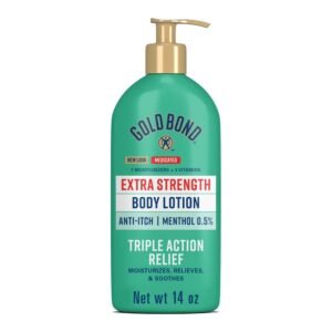 Gold Bond Medicated Extra Strength Body Lotion, Moisturizes, Relieves and Soothes, 14 oz. Gold Bond Lotion