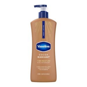 bb-10804589 Vaseline Cocoa Radiant Body Lotion Cocoa for Dry Skin Cocoa Radiant Lotion Made with Ultra-Hydrating Lipids and Pure Cocoa Butter for a Long-Lasting, Radiant Glow, 20.3 Fl oz