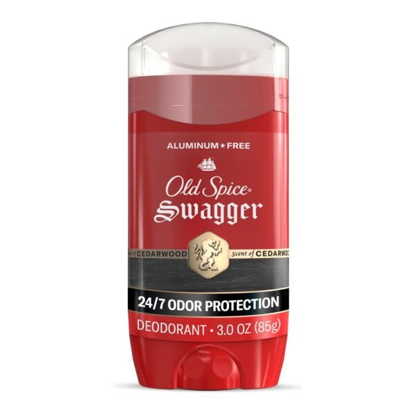 Old Spice Deodorant for Men, Aluminum Free, Swagger, 24/7 Odor Protection, 3.0 oz