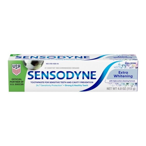 bb-3392 Sensodyne Extra Whitening Sensitive Toothpaste, Mint, 4 Oz, for Adults