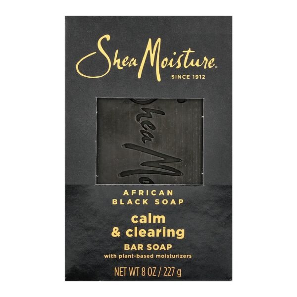 bb-37210915 SheaMoisture Bar Soap Soothe And Clarify Skin African Black Soap Soothing And Clarifying Bar Soap With 24h Shea Moisture Nutrients For Healthy, Glowing Skin. ,8 oz