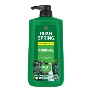 Irish Spring Mens Body Wash, Body Wash for Men, All Skin Types, Original Scent, 30 fl oz Bottle
