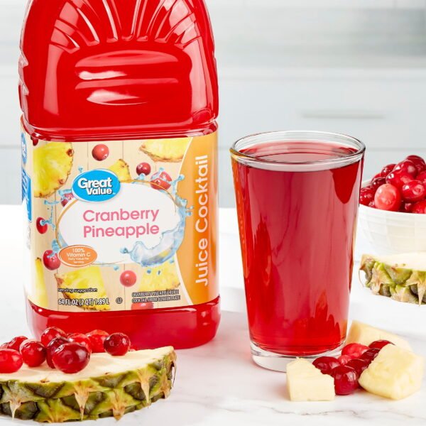 Cranberry Pineapple Juice Cocktail, 64 fl oz (Shelf Stable)