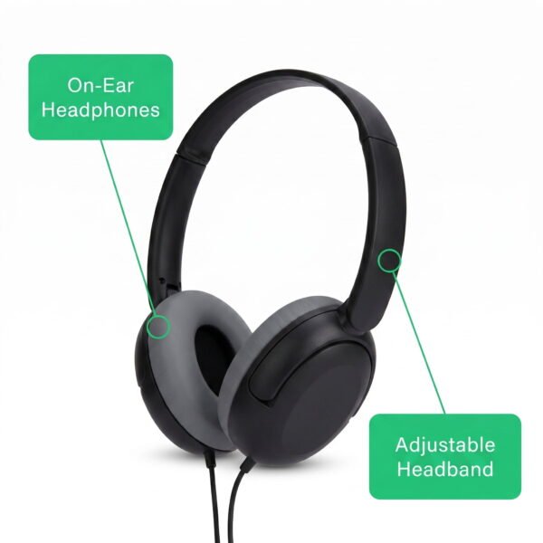 cae8a4ab-5c6b-47d4-8661-f42906ac5888.9c98c1e4c342b98f65d82c845bb89c8f.jpeg onn On-Ear Headphones with 3.5 mm Connector, Black