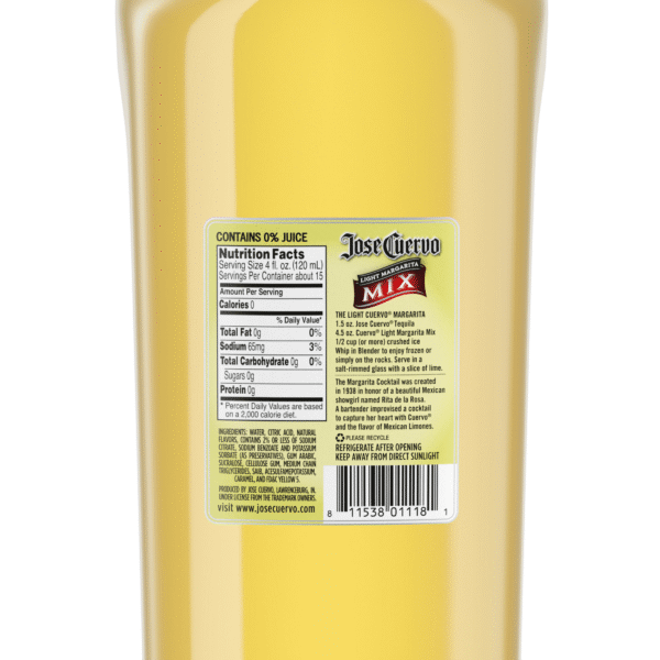 Jose Cuervo Light Margarita Mix, 59.2 fl oz