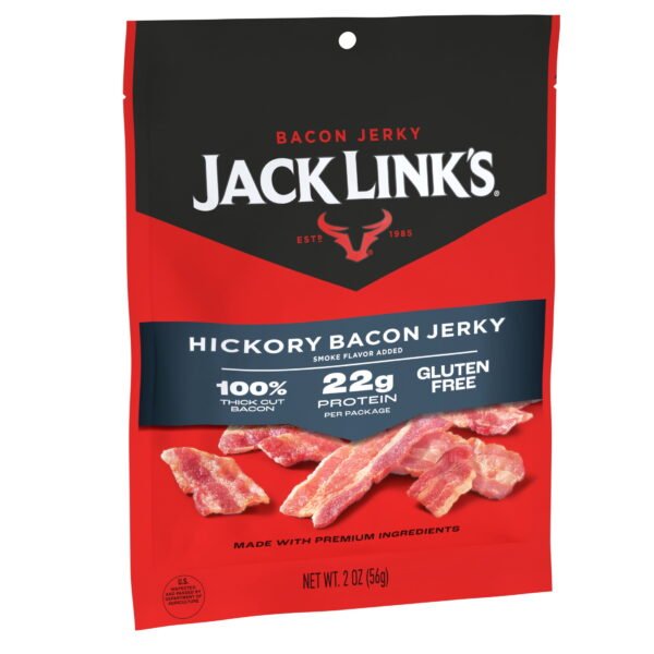 Jack Links Hickory Smoked Bacon Jerky, 2 Ounce