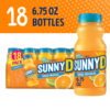 (3 pack) SUNNYD Tangy Original Shelf Stable Orange Juice Drink, 18 Count, 6.75 fl oz Bottles