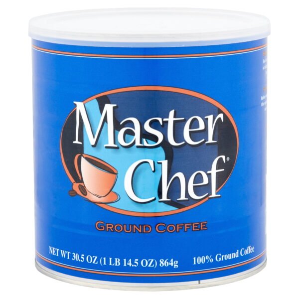 e4a66490-9b4e-40a2-aca0-b0552212c5d9_1.e3fab3a0e9a96c6ea7ab852ce674b491.jpeg (2 pack) Master Chef Ground Coffee, 30.5 oz