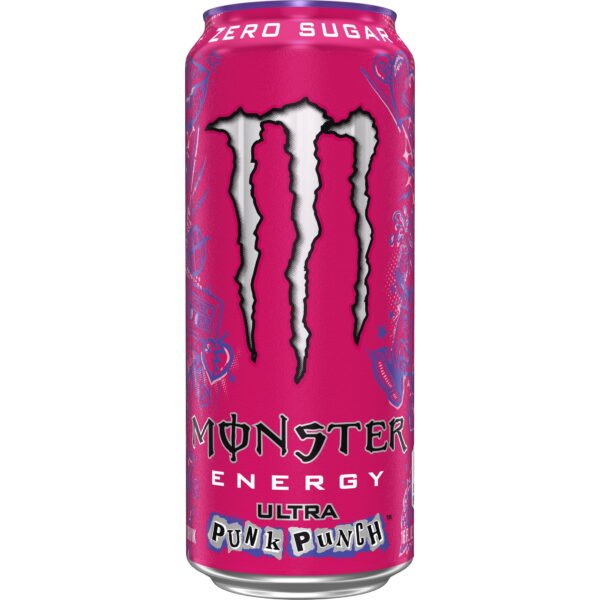 Monster Energy, Ultra Punk Punch, Energy Drink, 16 fl oz, Can