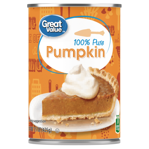 (4 pack) 100% Pure Pumpkin, 15 oz