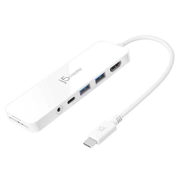 j5create-USB-C-Multi-Port-Hub-White-JCD373_4d2e398c-5a7e-4402-9ce4-b8b4d6508f73.5e79fb2895365408282e4c3a85df9256.jpeg j5create USB-C® Multi-Port Hub, White, JCD373