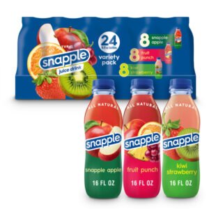 large_037a2406-e08f-454f-af6a-6a5c1928f260.jpg Snapple Juice Drink Variety Pack – 24 Pack (16 fl oz Bottles)