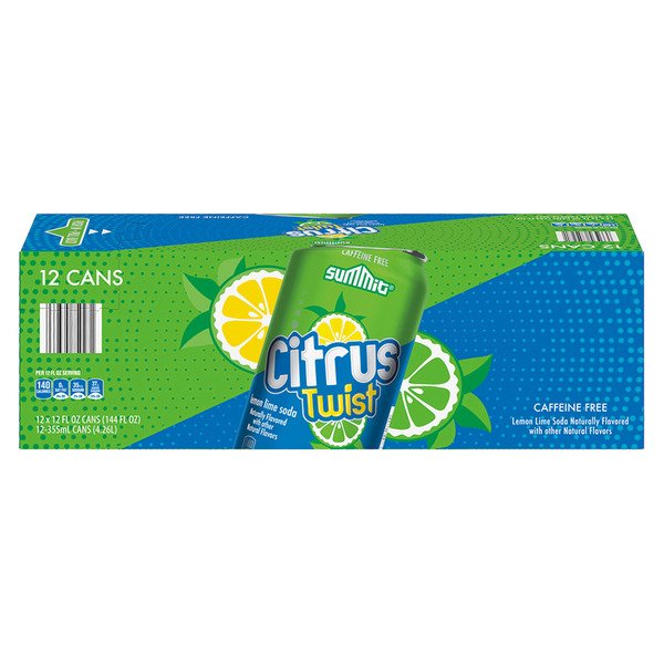 large_18712195-d6ad-4da4-ba56-1cf6ae6a96b4.jpg Summit Citrus Twist Lemon Lime Soda, Caffeine Free – 12 Pack (12 fl oz Cans)