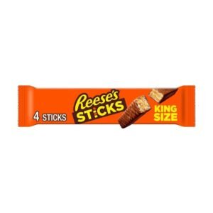 zues-centered-3427 Reese's Sticks Chocolate And Peanut Butter Creme Wafer King Size Candy, Bar 3 Oz