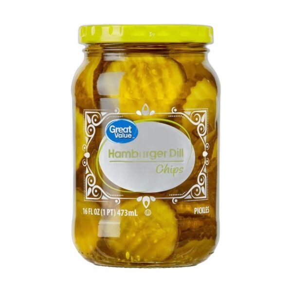 zues-centered-3491 Hamburger Dill Chip Pickles, 16 fl oz