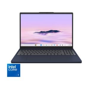 zues-centered-4101 Lenovo Chromebook Plus i 15.3" Laptop, Intel Core 3, 8GB RAM, 128GB SSD, Cosmic Blue