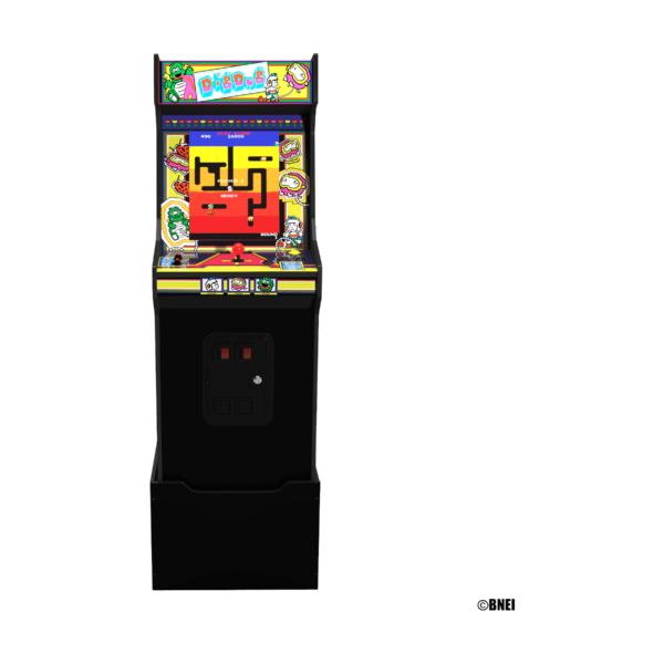 Arcade1Up Dig Dug Bandai Namco Legacy Edition Arcade with Riser and Light-Up Marquee