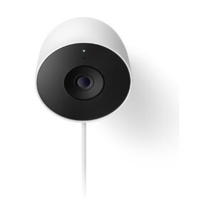 zues-centered-4496 Google Nest Cam Outdoor 2nd Gen - Wired Security Camera with 2K Video, Works with Google Home, Snow